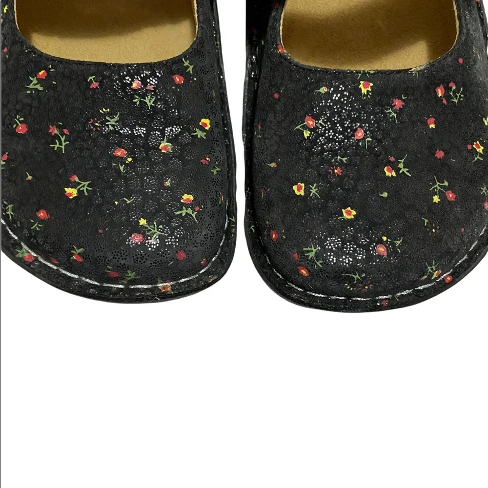 Alegria leather floral Mary Jane shoes - Picture 5 of 12